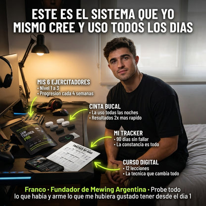 Jaw TRAINER PRO™ - Rostro defenido en 90 dias.