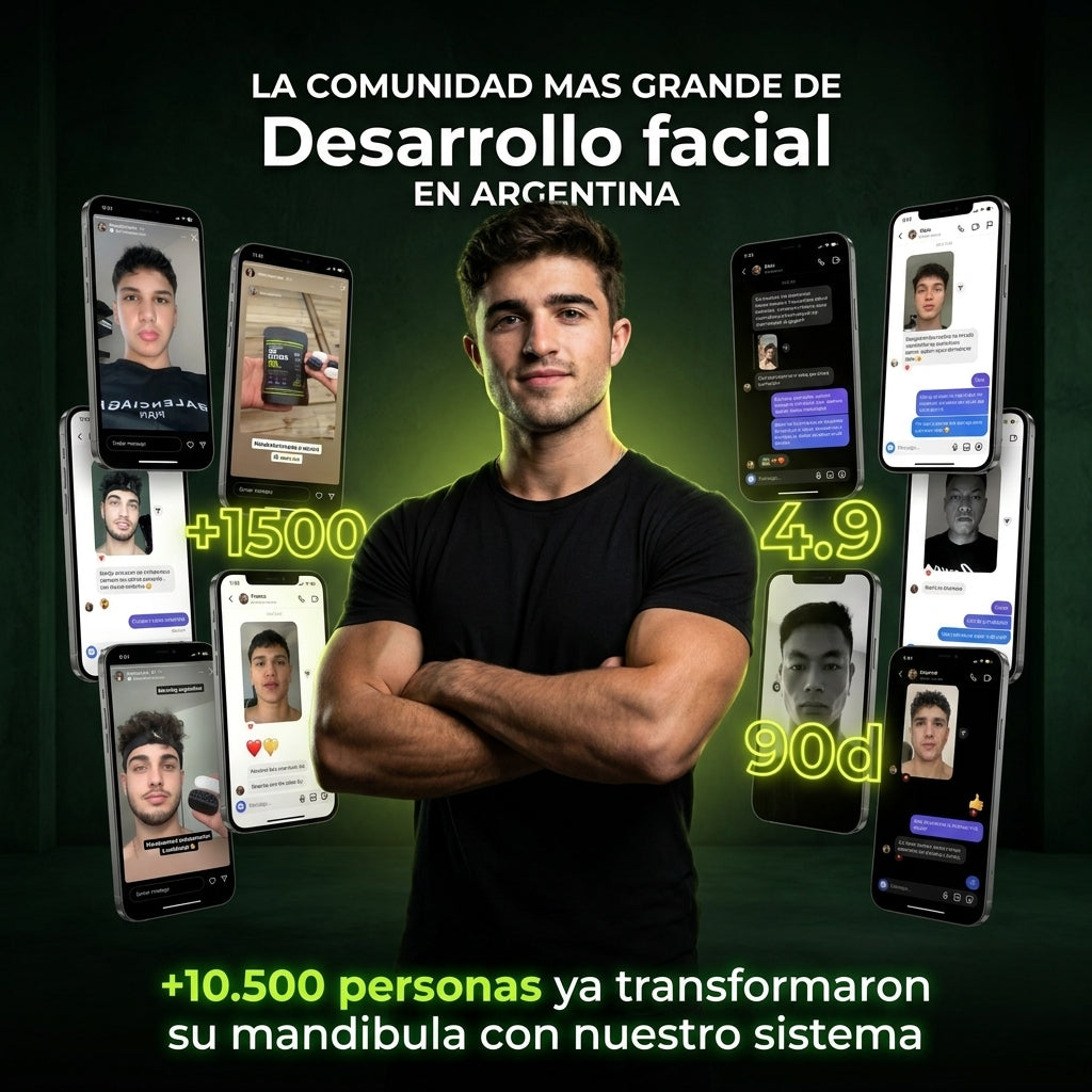 Jaw TRAINER PRO™ - Rostro defenido en 90 dias.