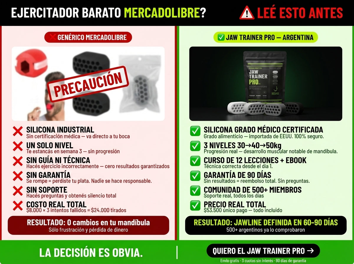 Jaw TRAINER PRO™ - Rostro defenido en 90 dias.